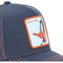 cappelli-curva-blu-marino-snapback-paperino-looney-tunes-di-capslab