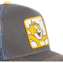 cappelli-curva-grigio-snapback-jerry-looney-tunes-di-capslab