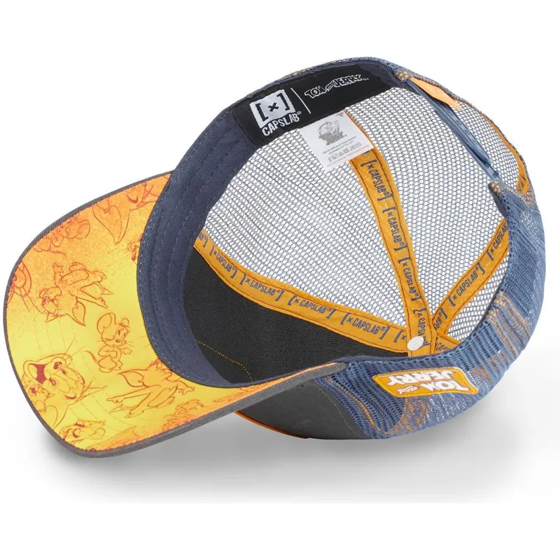 cappelli-curva-grigio-snapback-jerry-looney-tunes-di-capslab cappelli-curva-grigio-snapback-jerry-looney-tunes-di-capslab