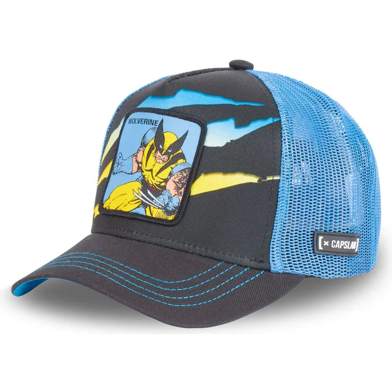 cappelli-curva-nero-snapback-wolverine-marvel-comics-di-capslab