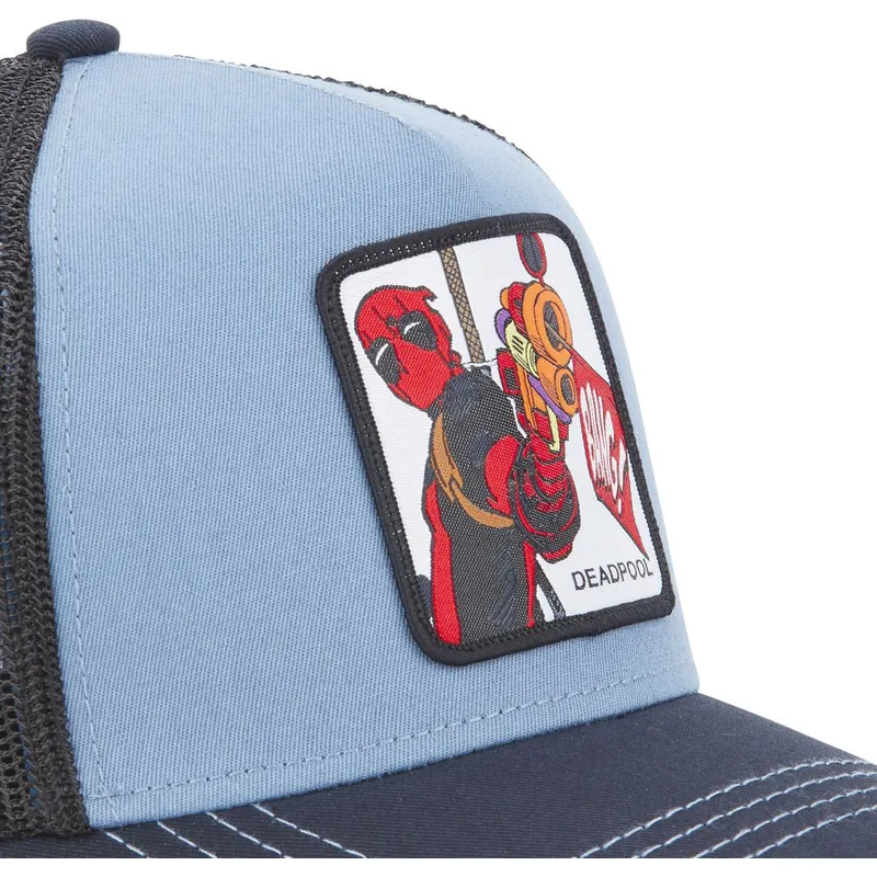 cappelli-curva-blu-snapback-deadpool-marvel-comics-di-capslab