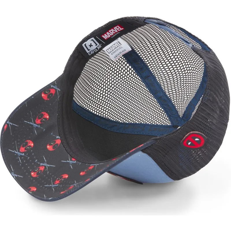 cappelli-curva-blu-snapback-deadpool-marvel-comics-di-capslab