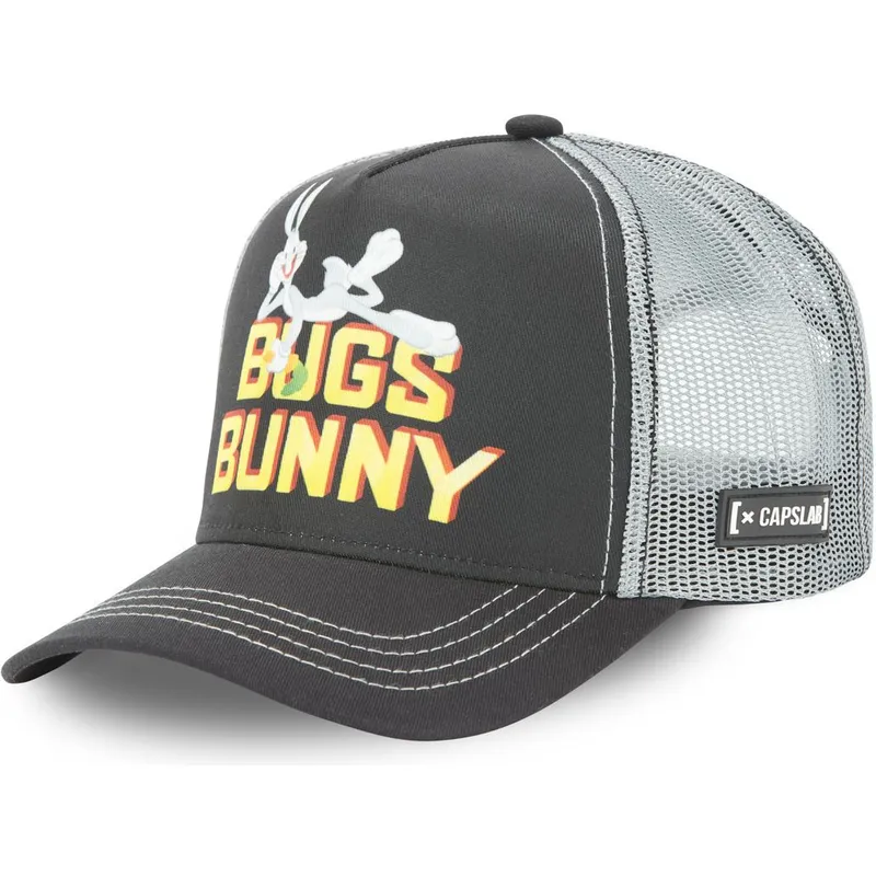 cappelli-curva-grigio-snapback-bugs-bunny-looney-tunes-di-capslab