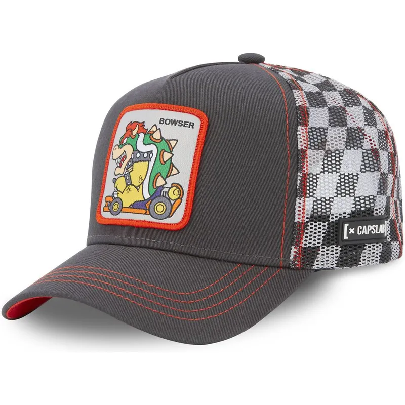 cappelli-curva-nero-snapback-bowser-super-mario-bros-di-capslab cappelli-curva-nero-snapback-bowser-super-mario-bros-di-capslab