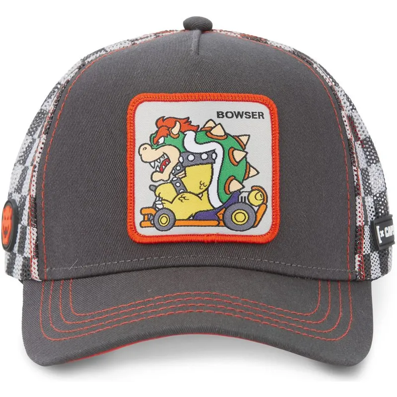 cappelli-curva-nero-snapback-bowser-super-mario-bros-di-capslab cappelli-curva-nero-snapback-bowser-super-mario-bros-di-capslab