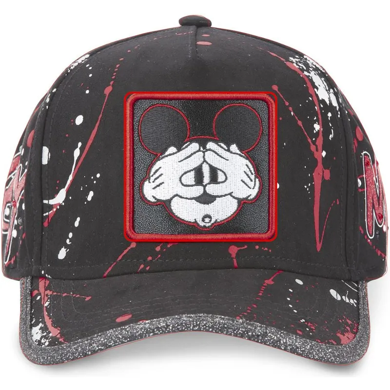 cappelli-curva-nero-cinghia-regolabile-mickey-mouse-disney-di-capslab