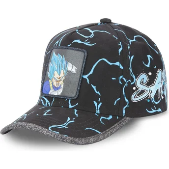 cappellino-curvo-nero-e-blu-regolabile-vegeta-super-saiyan-blue-tag-veg1-dragon-ball-di-capslab