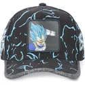 cappellino-curvo-nero-e-blu-regolabile-vegeta-super-saiyan-blue-tag-veg1-dragon-ball-di-capslab