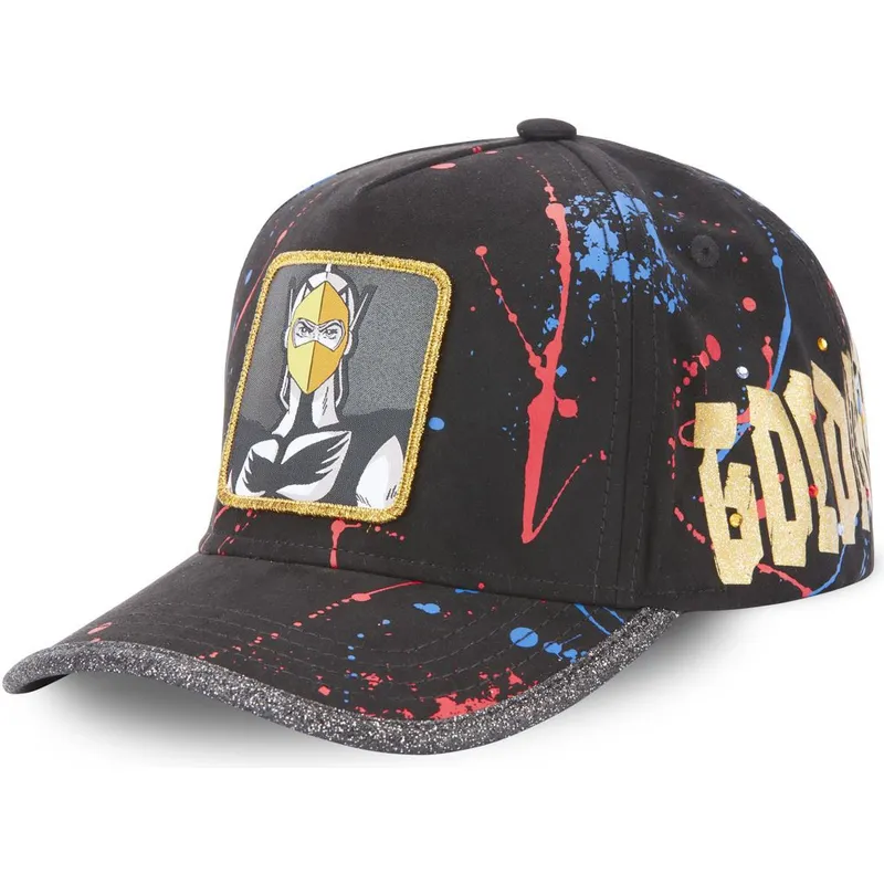 cappellino-curvo-nero-regolabile-daisuke-duke-fleed-tag-act1-ufo-robot-grendizer-di-capslab