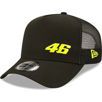 cappellino-trucker-nero-a-frame-repreve-flawless-di-valentino-rossi-vr46-motogp-di-new-era