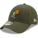 cappelli-curva-verde-cinghia-regolabile-9forty-character-sports-dei-piolin-looney-tunes-di-new-era
