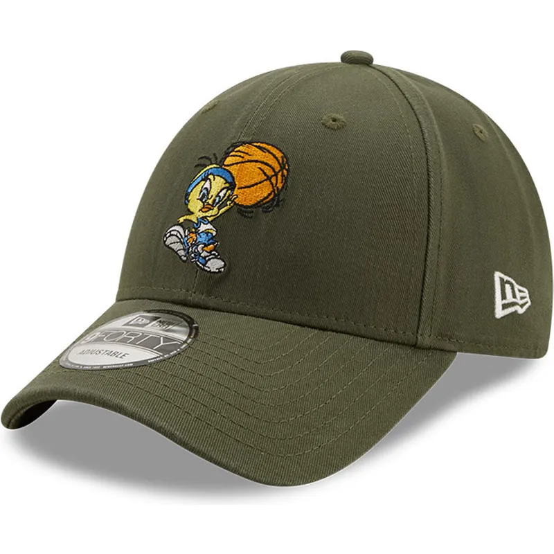 cappelli-curva-verde-cinghia-regolabile-9forty-character-sports-dei-piolin-looney-tunes-di-new-era cappelli-curva-verde-cinghia-regolabile-9forty-character-sports-dei-piolin-looney-tunes-di-new-era