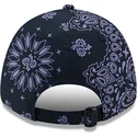 cappelli-curva-blu-marino-cinghia-regolabile-9forty-paisley-print-dei-new-york-yankees-mlb-di-new-era