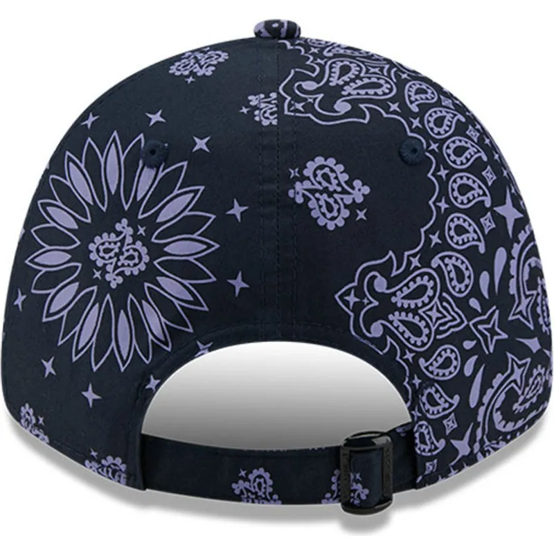 cappelli-curva-blu-marino-cinghia-regolabile-9forty-paisley-print-dei-new-york-yankees-mlb-di-new-era cappelli-curva-blu-marino-cinghia-regolabile-9forty-paisley-print-dei-new-york-yankees-mlb-di-new-era