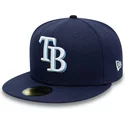new-era-flat-brim-59fifty-ac-perf-tampa-bay-rays-mlb-navy-blue-fitted-cap