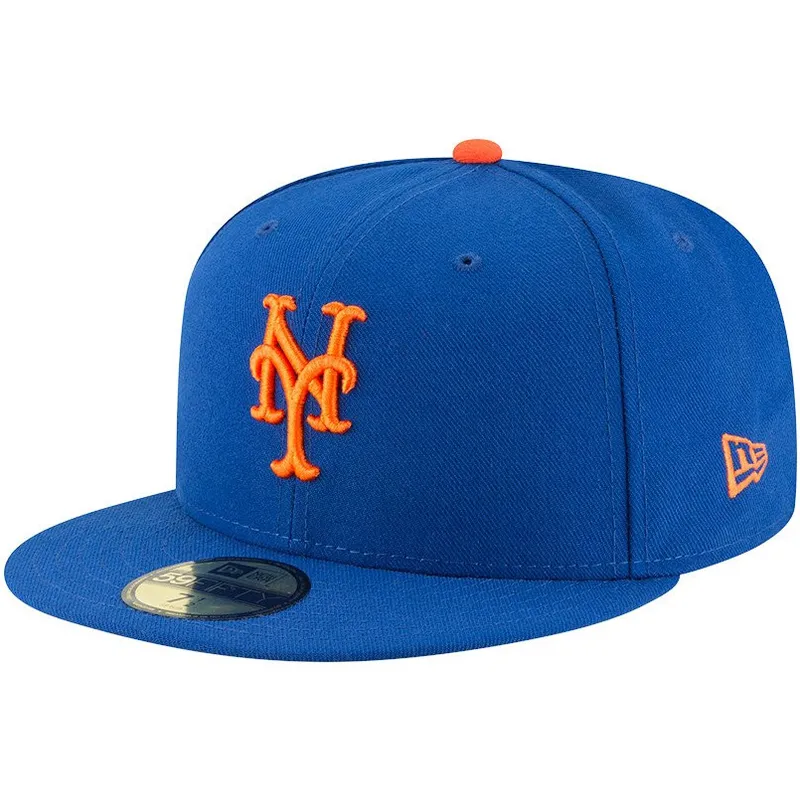 cappello-piatto-blu-regolato-59fifty-ac-perf-dei-new-york-mets-mlb-di-new-era