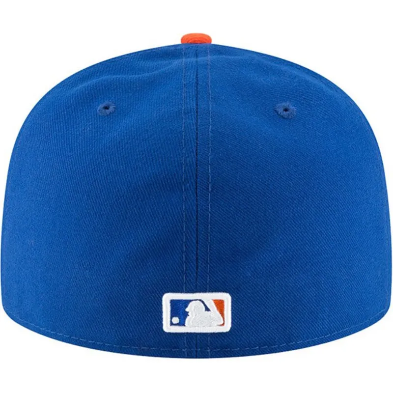 cappello-piatto-blu-regolato-59fifty-ac-perf-dei-new-york-mets-mlb-di-new-era