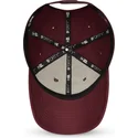 cappelli-curva-rosso-snapback-granate-granate-9forty-league-essential-dei-new-york-yankees-mlb-di-new-era