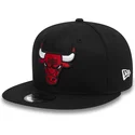 cappello-snapback-nero-a-visiera-piatta-9fifty-dei-chicago-bulls-nba-di-new-era