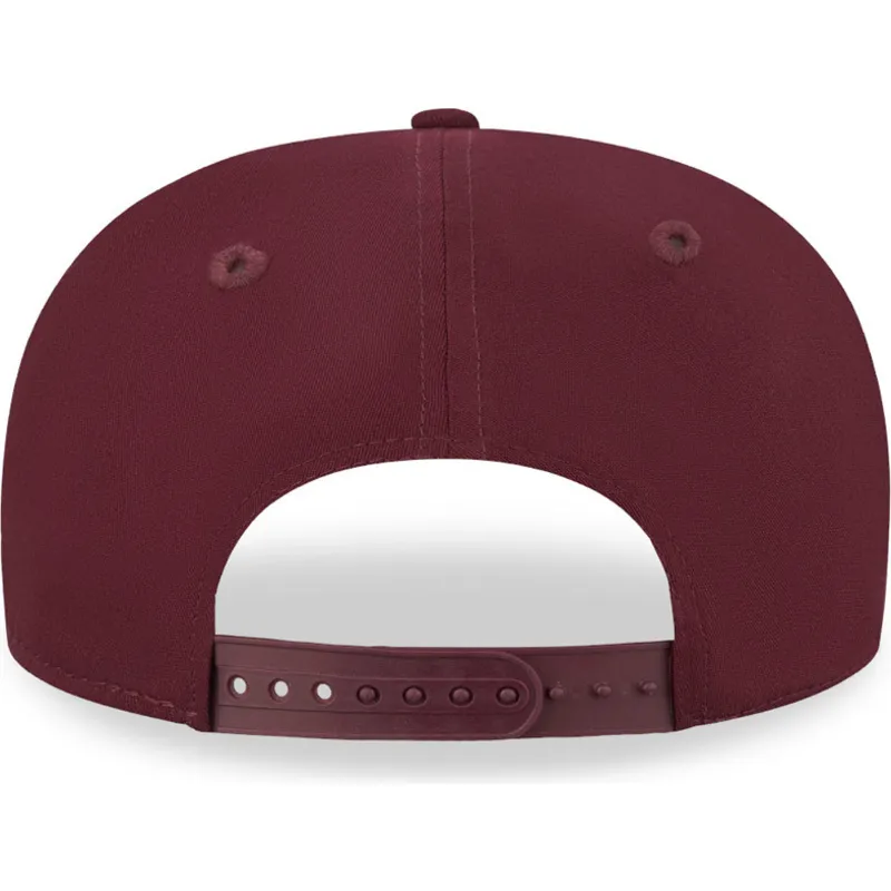 cappelli-curva-rosso-snapback-granate-granate-9fifty-stretch-snap-dei-new-york-yankees-mlb-di-new-era