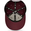 cappelli-curva-rosso-snapback-granate-granate-9fifty-stretch-snap-dei-new-york-yankees-mlb-di-new-era