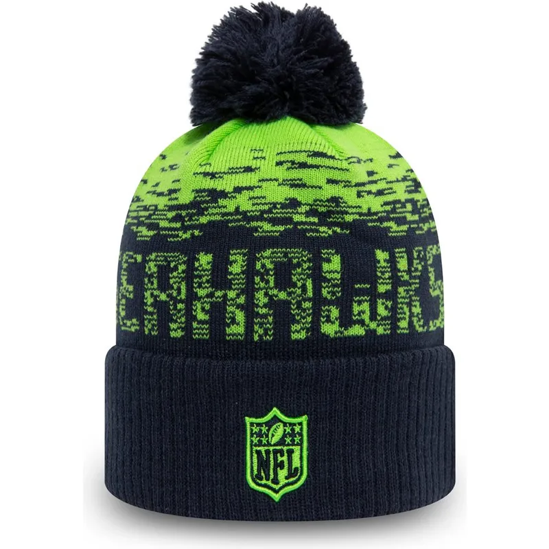 cappelli-pompon-blu-marino-sport-cuff-dei-seattle-seahawks-nfl-di-new-era cappelli-pompon-blu-marino-sport-cuff-dei-seattle-seahawks-nfl-di-new-era