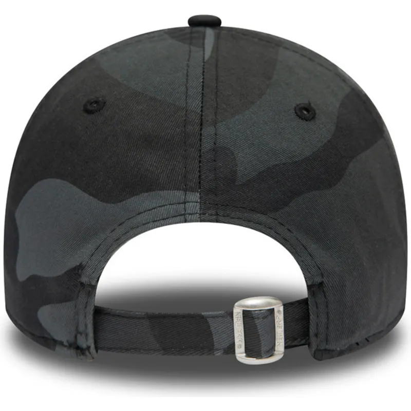 cappellino-curva-mimetico-nero-regolabile-per-bambino-con-logo-nero-9forty-league-essential-di-new-york-yankees-mlb-di-new-era