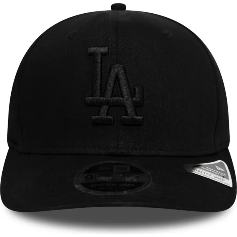 cappelli-curva-nero-snapback-9fifty-stretch-snap-tonal-dei-los-angeles-dodgers-mlb-di-new-era