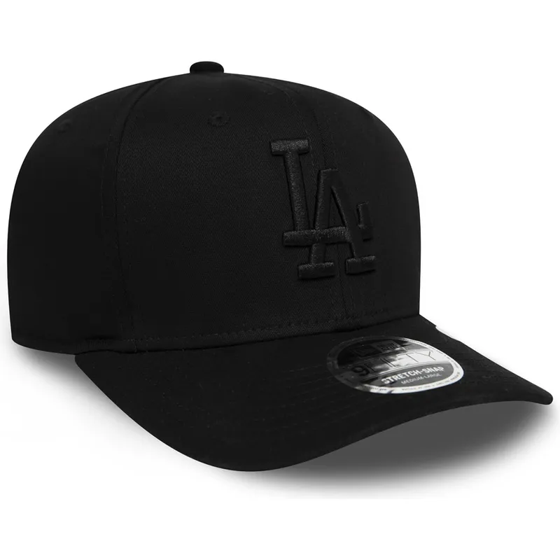 cappelli-curva-nero-snapback-9fifty-stretch-snap-tonal-dei-los-angeles-dodgers-mlb-di-new-era