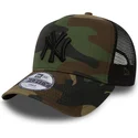 cappellino-trucker-camouflage-per-bambino-a-frame-clean-dei-new-york-yankees-mlb-di-new-era