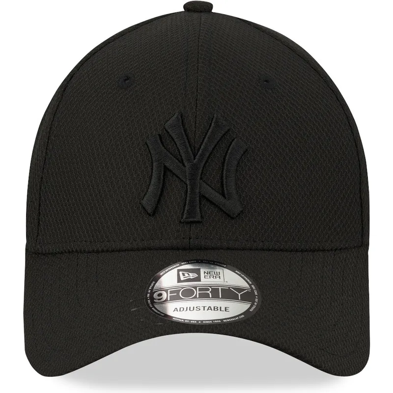 cappellino-curvo-nero-regolabile-con-logo-nero-39thirty-diamond-era-dei-new-york-yankees-mlb-di-new-era