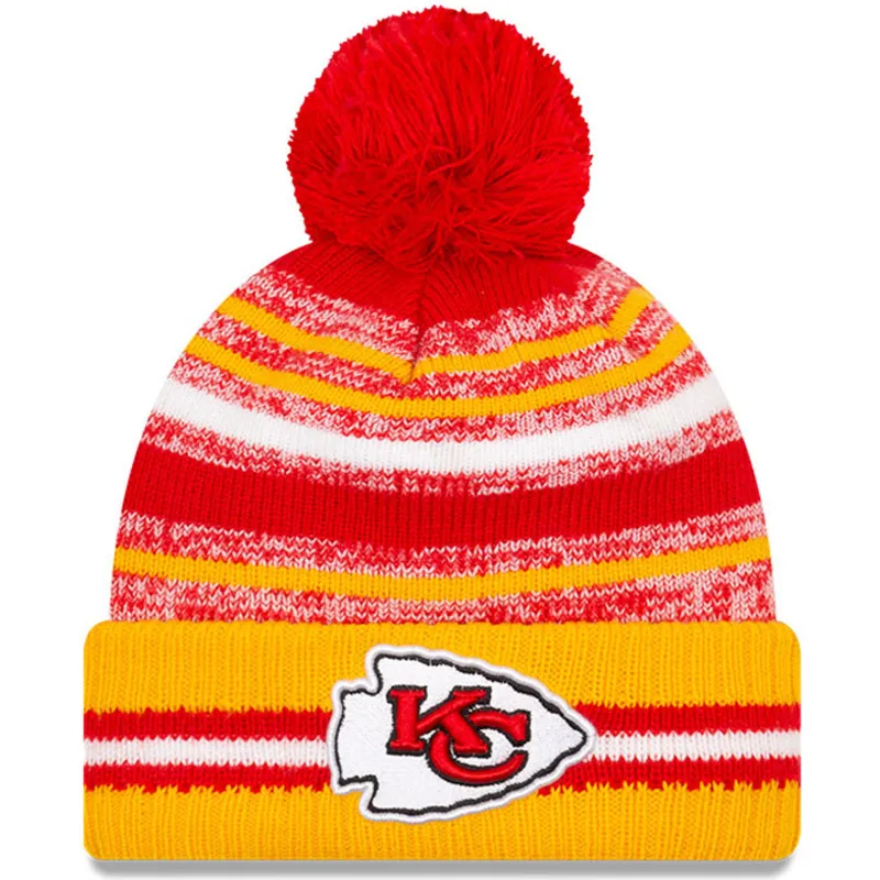cappelli-pompon-giallo-sport-sideline-dei-kansas-city-chiefs-nfl-di-new-era