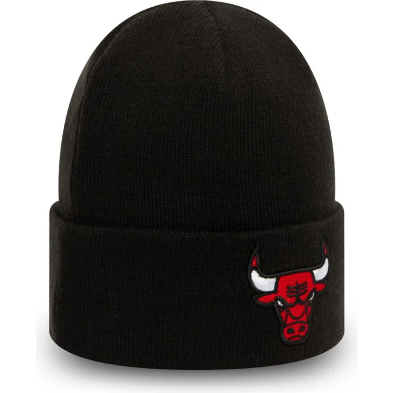 berretto-nero-essential-cuff-dei-chicago-bulls-nba-di-new-era