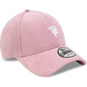 cappelli-curva-rosa-cinghia-regolabile-9forty-terry-cloth-dei-manchester-united-football-club-premier-league-di-new-era