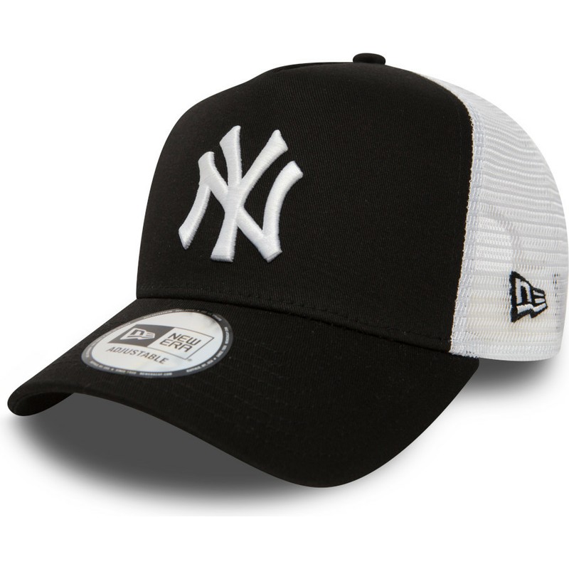 new-era-youth-a-frame-clean-new-york-yankees-mlb-black-trucker-hat