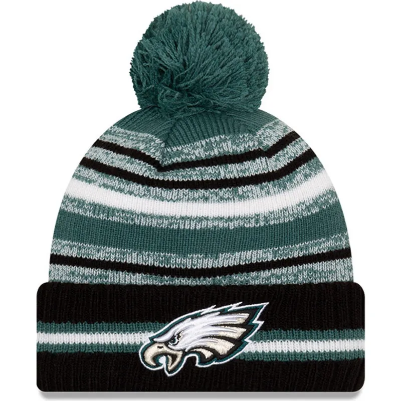 cappelli-pompon-verde-negro-sport-sideline-dei-philadelphia-eagles-nfl-di-new-era cappelli-pompon-verde-negro-sport-sideline-dei-philadelphia-eagles-nfl-di-new-era