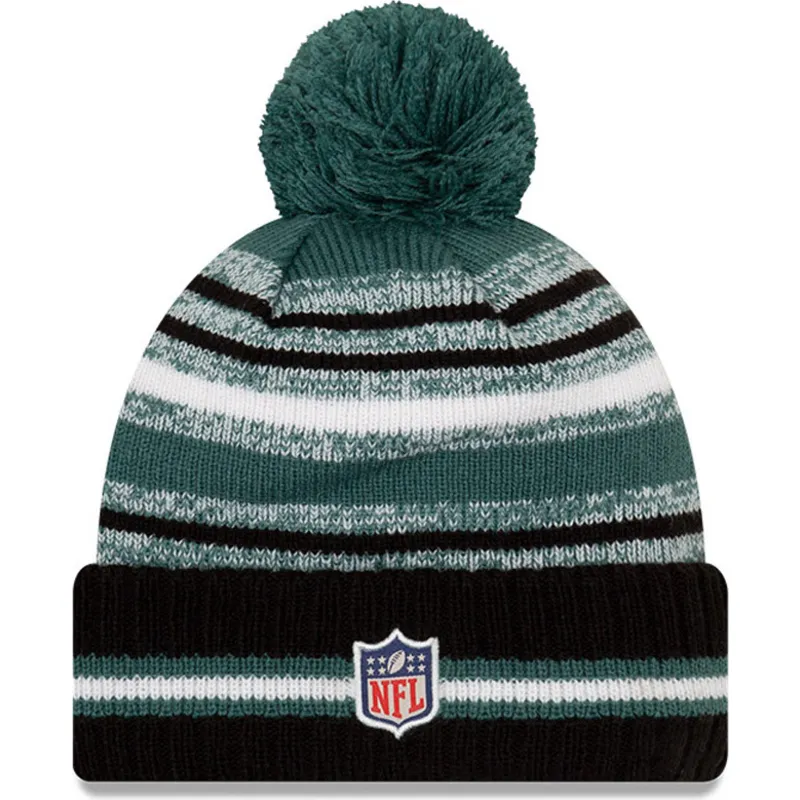cappelli-pompon-verde-negro-sport-sideline-dei-philadelphia-eagles-nfl-di-new-era cappelli-pompon-verde-negro-sport-sideline-dei-philadelphia-eagles-nfl-di-new-era