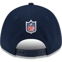 cappellino-curvo-blu-navy-e-nero-snapback-9forty-stretch-snap-sideline-road-dei-new-england-patriots-nfl-di-new-era