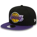 new-era-flat-brim-9fifty-los-angeles-lakers-nba-black-and-purple-snapback-cap
