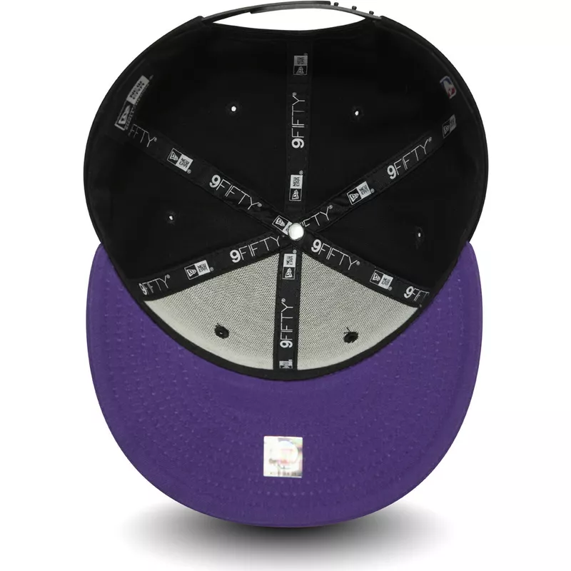 new-era-flat-brim-9fifty-los-angeles-lakers-nba-black-and-purple-snapback-cap