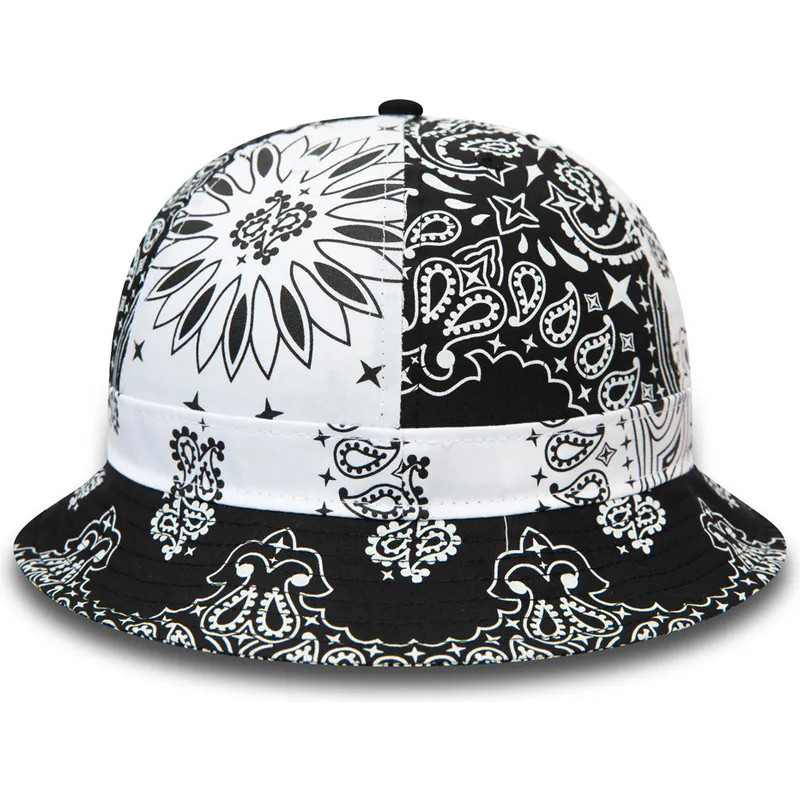 secchi-nero-dei-bucket-negro-y-blanco-paisley-explorer-di-new-era