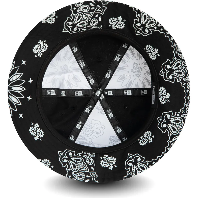 secchi-nero-dei-bucket-negro-y-blanco-paisley-explorer-di-new-era