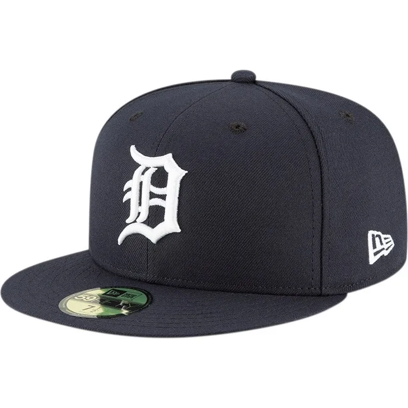cappello-piatto-blu-marino-regolabile-59fifty-ac-perf-dei-detroit-tigers-mlb-di-new-era