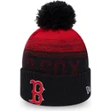 berretto-rosso-e-blu-navy-con-pompon-sport-dei-boston-red-sox-mlb-di-new-era