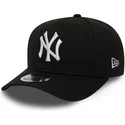cappellino-curvo-nero-snapback-9fifty-stretch-snap-dei-new-york-yankees-mlb-di-new-era