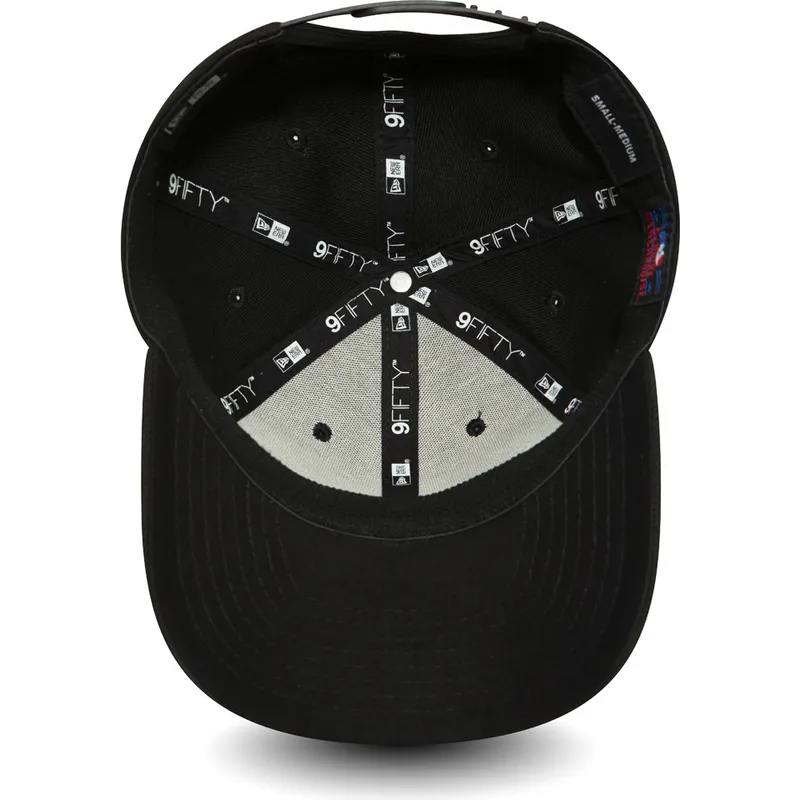 cappellino-curvo-nero-snapback-9fifty-stretch-snap-dei-new-york-yankees-mlb-di-new-era