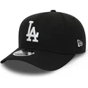 cappellino-nero-con-visiera-curva-snapback-9fifty-stretch-snap-dei-los-angeles-dodgers-mlb-di-new-era