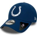 cappellino-visiera-curva-blu-e-bianco-regolabile-9forty-the-league-di-indianapolis-colts-nfl-di-new-era