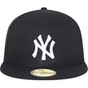cappello-piatto-blu-marino-regolabile-59fifty-ac-perf-dei-new-york-yankees-mlb-di-new-era