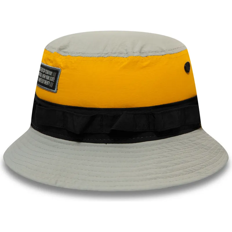 secchi-grigio-dei-bucket-gris-negro-y-amarillo-panelled-adventure-di-new-era